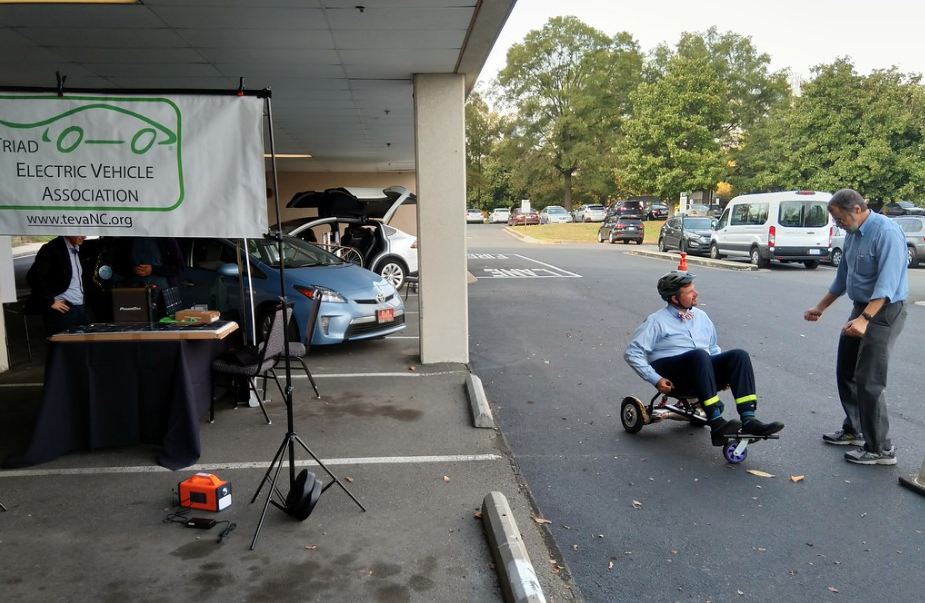 Photo of HoverKart & rider with TEVA instructor